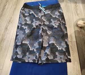 Gerry Weber Men's Blue Swim Shorts with Gray Lining